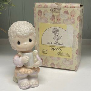 VINTAGE Precious Moments "Joy To The World" Porcelain Figurine with Box 1984